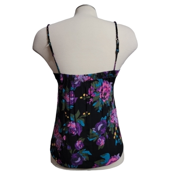 Streetwear Society | Black with Florals Tank Top - Picture 3 of 7